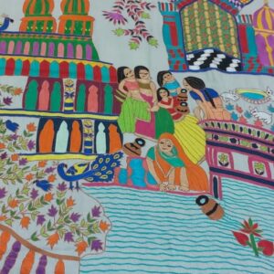 Kalamkari shawl village